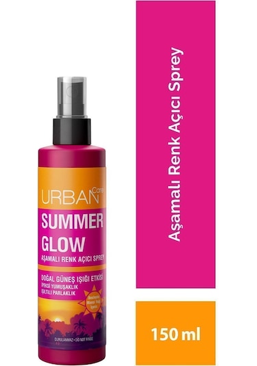 Urban Care Summer Glow Aşamalı Renk Açıcı Sprey 150 ML