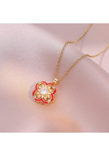 Bayan Kolye: Moda Estetiği Titanyum Çelik Kolye No.122 Çok REnkli