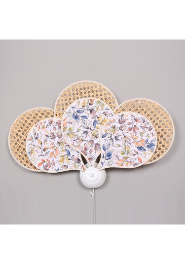 Yeni Papatya Doğal Hazeran & Keten Kumaş Aplik Mix