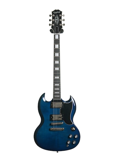 Epiphone Sg Custom Figured Elektro Gitar Viper Blue