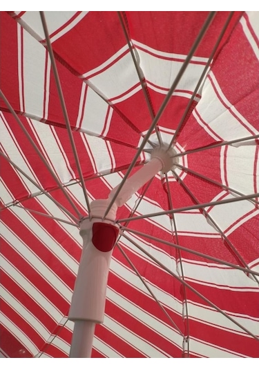 Sumedecor&Design Yüksek Kalite 10 Telli Plaj Şemsiyesi Eğilebilir Bahçe Şemsiyesi