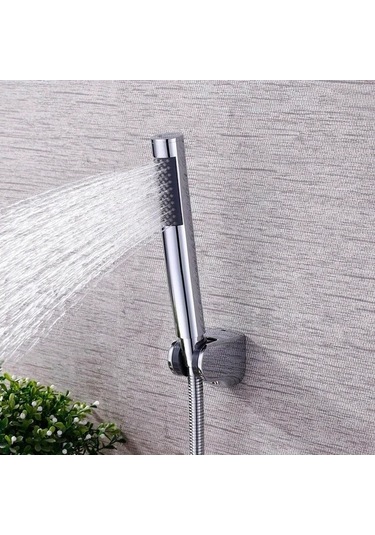 Fastbuy Yüksek Basınçlı El Duş, Kulp Ve Musluk Seti, Püskürtücü Eklemeli Duş Sistemi