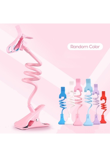 Springsun Evrensel 360 Derece Dönebilir Hafif Ve Taşınabilir Silikonlu Telefon Tutucu, Renk Seçeneği