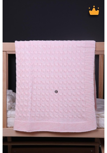 Babyhola 90x100cm Triko Kız Erkek Bebek Battaniye Tv Diz Battaniyesi 12642 001