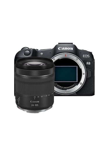 Canon Eos R8 Body + Rf 24-105mm F/4-7.1 Is Stm Lens