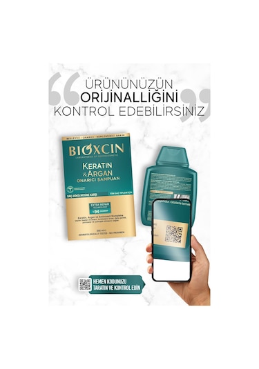 Bioxcin Keratin & Argan Onarıcı Şampuan 300 ml - Yıpranmış Ve Hasar Görmüş Saçlar 2 Li Avantaj Set