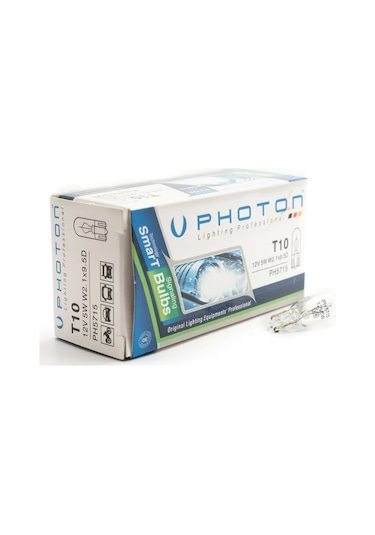 Photon T10 Ph5715 12v W5w Dipsiz 10 Adet