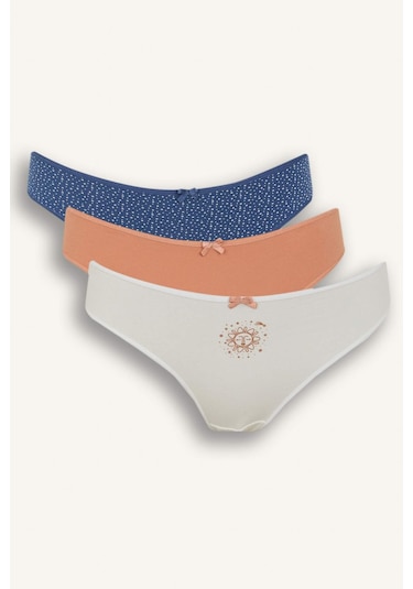 DeFacto 3'lü Brief Külot-Fall in Love E4921AX25SPIN33 DeFacto 3'lü Brief Külot-Fall in Love E4921AX25SPIN33