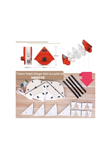 Mıknatıslı Çift Cam Pencere Silme Aparatı Cam Silici