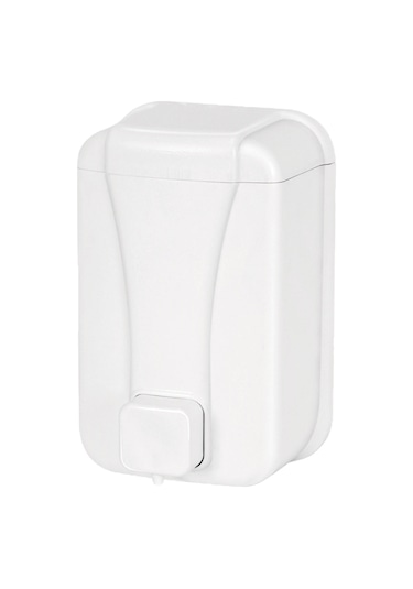 Plastik Sıvı Sabunluk Duvar Tipi Beyaz 1000 ml