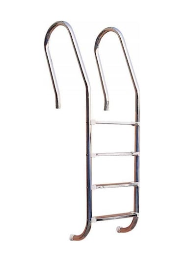 Gemaş Havuz Merdiveni 4 Basamaklı Kombine 304 Model Paslanmaz-Top
