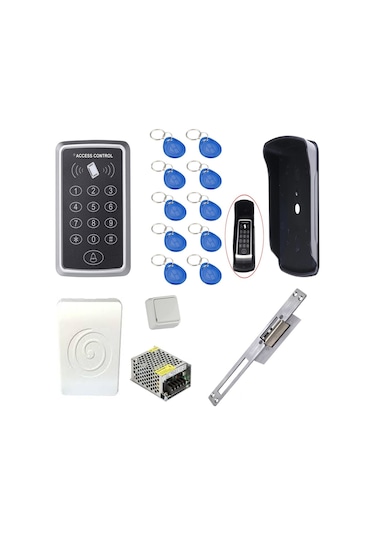 Rfid Kapı Zili Şifreli Kapı Kilidi Su Geçirmez Sistemi Kapı Açma Seti Bas Aç Kilit