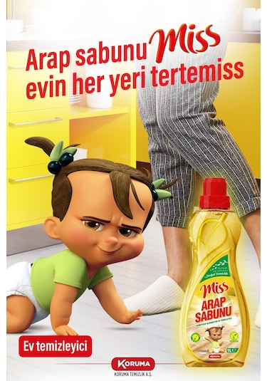 Miss Arap Sabunu 5'Li 1000 Ml Ekonomik Paket