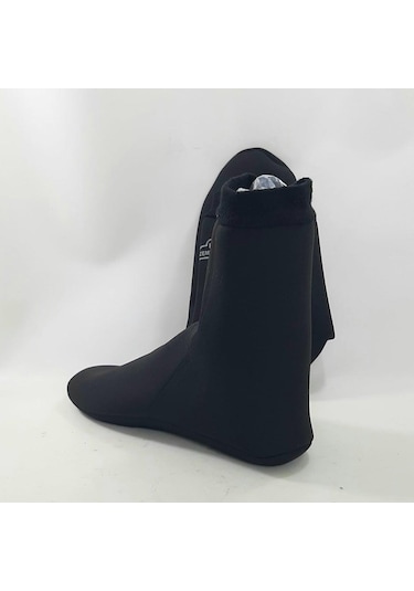 Termal Tabanlı Termal Mest Konçlu Full Termal Çorap Siyah