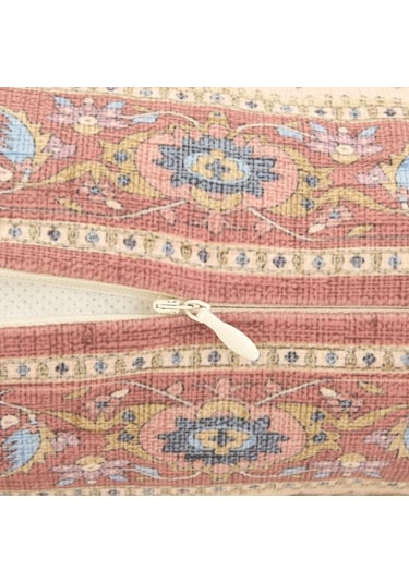 Evidea Soft Etnik Desenli Kırlent - Renkli - 30x50 Cm renkli