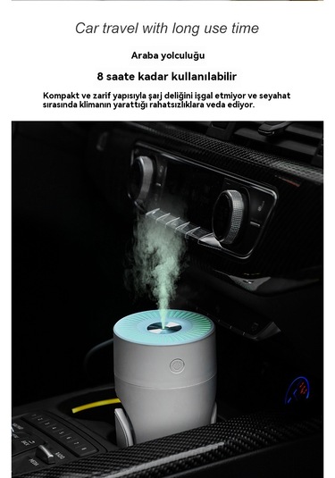 Akıllı Sabit Nem Otomatik Sallamalı Kafa Nemlendirici-pembe