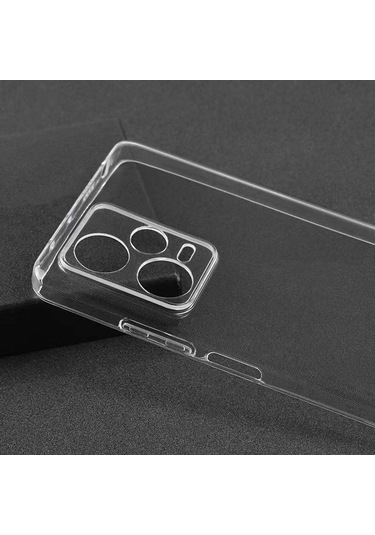 Prolysus Xiaomi Poco X5 Pro Kılıf Kamera Korumalı Şeffaf Yumuşak Silikon Kılıf