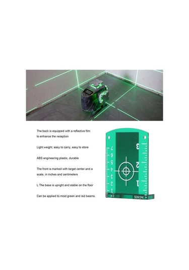 Novahub Optik Kızılötesi Duvar Hedef Reflektörü - 2 Adet, Yüksek Görünürlük Ve Hızlı Okuma