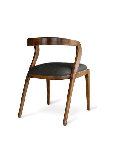 Akrep Antrasit Ceviz Ahşap Sandalye