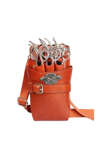 Singree Berber, Kuaför Ve Evcil Hayvan Bakıcıları İçin Çift Kullanımlı Bel/üst Çantası Araç Çantası - 7 Adet Kesici Konumu Çıkarılabilir , Pu Deri, Siyah