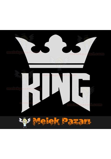 King Kral Tacı Araba Stickerı, Oto Sticker