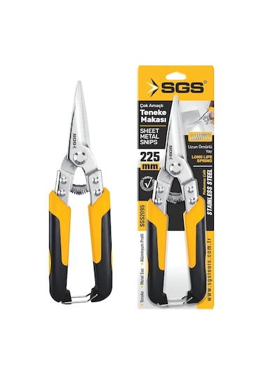 Sgs Çok Amaçlı Teneke Makası Sivri 225 Mm Sgs2095