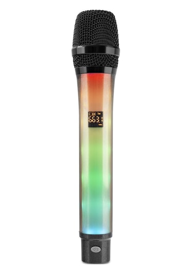 Büro Ev Ofis si İçin Siyah Rgb Profesyonel Kablosuz Uhf Mikrofon