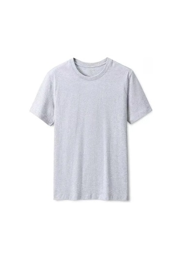 Snapbuy180g Pamuk Erkek Kadın Yazlık T-shirt Kısa Kollu Düz Renkaçık Açık