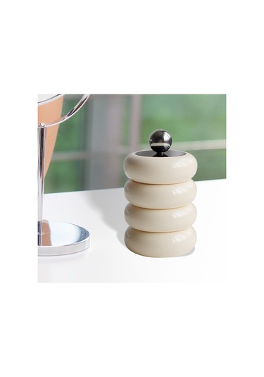 Homyl Pamuklu Çubukla Saklama Kutusu Banyo Kürdan Tutucu Için