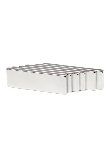 20 Adet Neodyum Mıknatıs Magnet 30x10x2 Mm Dikdörtgen Güçlü Mıknatıs