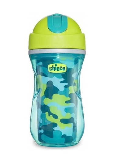 Chicco Sport Cup Isı Yalıtımlı Spor Pipetli Bardak 266 ML Çok Renkli