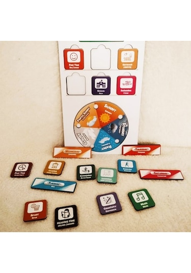 Moon Beavers Günlük Planım Ahşap Eğitici Oyun