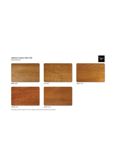 Woodsol Unideck Su Bazlı Ahşap Deck Yağı 0.75 L