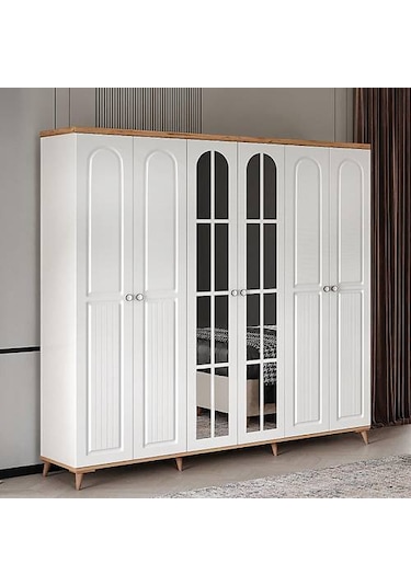 Bohem 6 Kapaklı Komple Mdf Yatak Odası Takımı