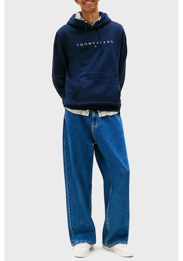 Tommy Jeans Erkek Sweat Dm0dm20746 0gy Lacivert Lacivert