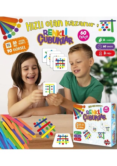 Kidsan Renkli Çubuklar Kds-9014