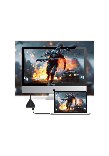 4586 Hdmi Çoklayıcı Switch 3 Port Çoğaltıcı
