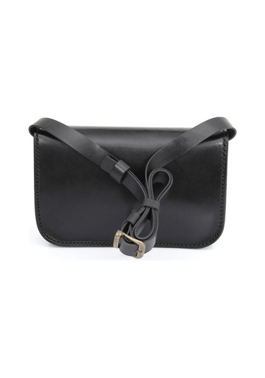 Hakiki Deri El Işçiliği Kadın Omuz Ve Postacı Çantası K0631 Siyah-S Siyah