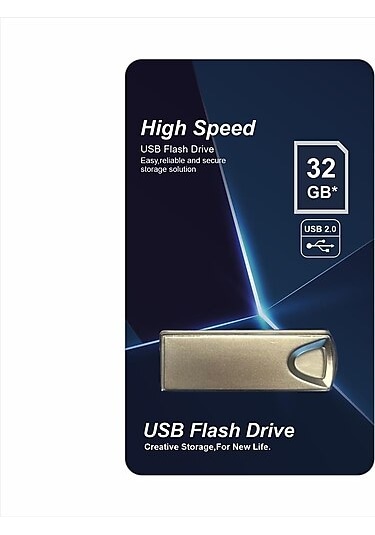 Elba 32 GB USB Metal 2.0 Flash Bellek
