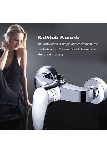 Wezone Banyo Duş Kranı, Bakır Gömülü Tip, Soğuk-sıcak Su Kontrolü, Ev Otel Banyo Kullanıma Uygun, Açık Aşağı Yönlü Arayüz Diğer