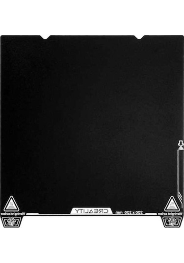 Honmex 3d Yazıcı Isı Tabla Aksesuarı - Tek Yönlü Siyah Boyalı Baskı Paneli 235x235mm Siyah