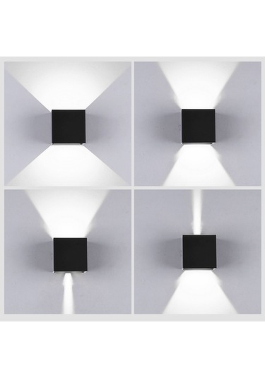 6w Hafif Şekli Ayarlanabilir Alüminyum Kabuk Kobu Led Duvar Işığı Diğer Diğer