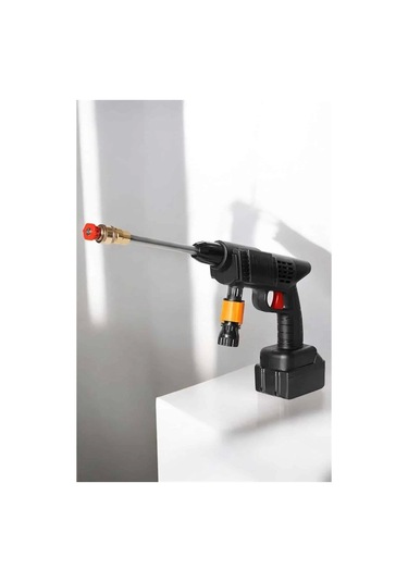 Bahçe Ve Araba Yıkama Tabancası Su Basınçlı Hazneli Bataryalı Oto Yıkama