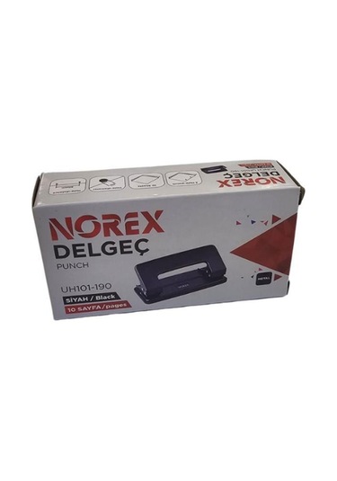 Norex Delgeç 10 Sayfa Siyah - 2 Adet Siyah