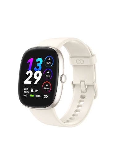 Geeroyoo Anyloop Alw1 Akıllı Saat, 1.69" Ekran, 24/7 Kalp Atımı Ve Spo2 İzleyici, Uyku/adım/hedef Takibi, 100+ Spor Modu, Ip67 Su Geçirmez, Android/ios Uyumlu, Bej