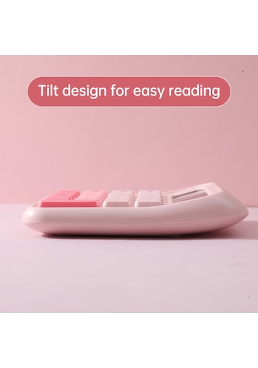 Tenfowee Güneş Enerjili Renkli Hesap Makinesi - Aaa Pil Hariç Beyaz