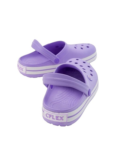 Unisex Confort Medikal Hemşire Sabo Terlik Mor-Mor