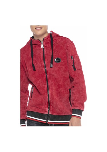 Cipo & Baxx Cl418 Sporty Men Sweatshirt Kırmızı