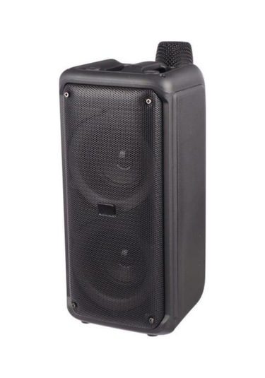 1973 Kablosuz Mikrofonlu Radyo / Usb / Hafiza Kartli Rgb Ledli Taşınabilir Bluetooth Hoparlör Parti Speaker