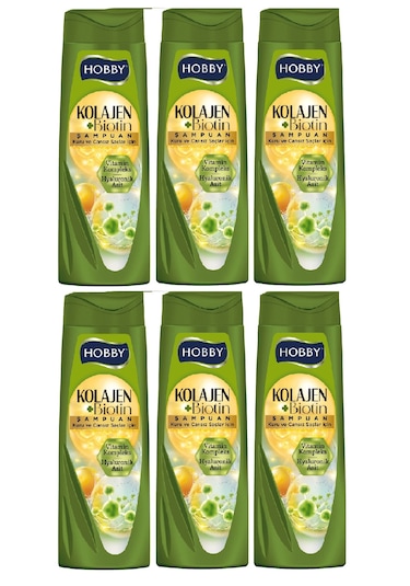 Hobby Kolajen & Biotin Şampuan 6 x 480 ML
